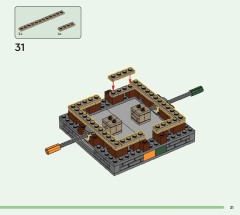 LEGO 21272 instructions page 31 – build guide