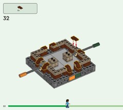 LEGO 21272 instructions page 32 – build guide