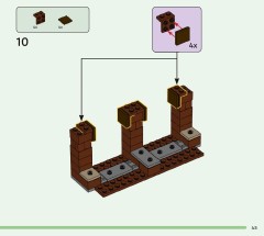 LEGO 21272 instructions page 45 – build guide