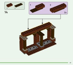 LEGO 21272 instructions page 49 – build guide