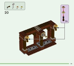 LEGO 21272 instructions page 55 – build guide