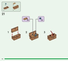 LEGO 21272 instructions page 56 – build guide