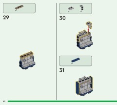 LEGO 21272 instructions page 62 – build guide