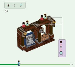 LEGO 21272 instructions page 67 – build guide