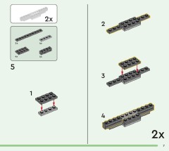 LEGO 21272 instructions page 7 – build guide