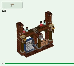 LEGO 21272 instructions page 72 – build guide
