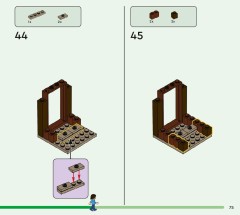 LEGO 21272 instructions page 75 – build guide