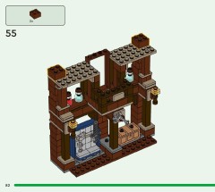 LEGO 21272 instructions page 82 – build guide