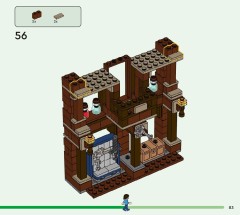 LEGO 21272 instructions page 83 – build guide