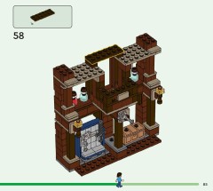 LEGO 21272 instructions page 85 – build guide