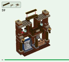 LEGO 21272 instructions page 86 – build guide