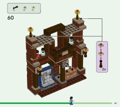 LEGO 21272 instructions page 87 – build guide