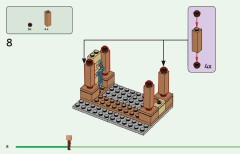 LEGO 21273 instructions page 8 – build guide
