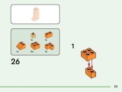 LEGO 21274 instructions page 35 – build guide