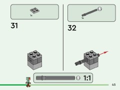 LEGO 21274 instructions page 45 – build guide