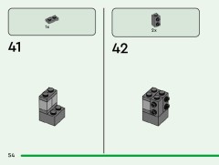 LEGO 21274 instructions page 54 – build guide