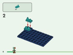 LEGO 21274 instructions page 8 – build guide