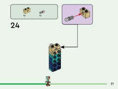 LEGO 21274 instructions page 21 – build guide