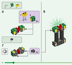 LEGO 21276 instructions page 10 – build guide