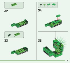 LEGO 21276 instructions page 21 – build guide