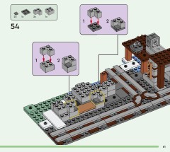 LEGO 21277 instructions page 61 – build guide