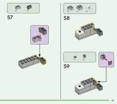 LEGO 21277 instructions page 63 – build guide