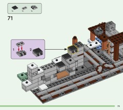 LEGO 21277 instructions page 73 – build guide