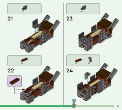 LEGO 21278 instructions page 41 – build guide