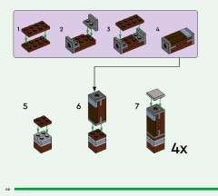 LEGO 21278 instructions page 46 – build guide