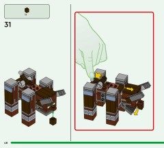 LEGO 21278 instructions page 48 – build guide