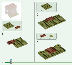 LEGO 21278 instructions page 8 – build guide