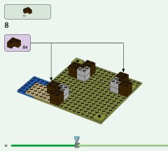 LEGO 21278 instructions page 10 – build guide