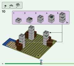 LEGO 21278 instructions page 12 – build guide