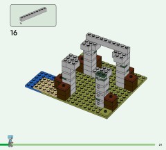LEGO 21278 instructions page 21 – build guide