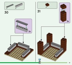 LEGO 21278 instructions page 31 – build guide