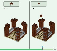 LEGO 21278 instructions page 35 – build guide
