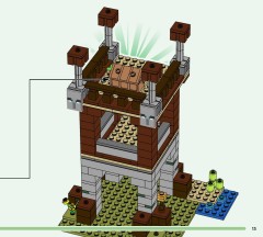 LEGO 21278 instructions page 13 – build guide