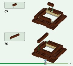 LEGO 21278 instructions page 21 – build guide