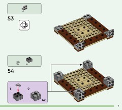 LEGO 21278 instructions page 7 – build guide