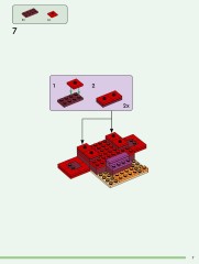 LEGO 21279 instructions page 7 – build guide