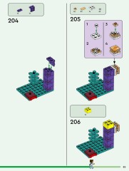 LEGO 21279 instructions page 85 – build guide