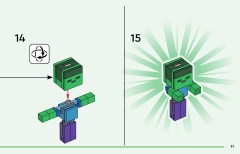 LEGO 21281 instructions page 11 – build guide