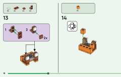 LEGO 21281 instructions page 18 – build guide