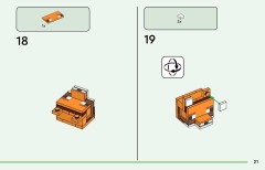 LEGO 21281 instructions page 21 – build guide