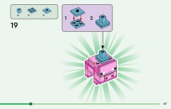 LEGO 21281 instructions page 47 – build guide