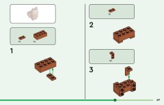 LEGO 21281 instructions page 69 – build guide