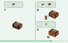 LEGO 21281 instructions page 71 – build guide