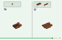 LEGO 21281 instructions page 75 – build guide