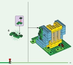 LEGO 21282 instructions page 43 – build guide