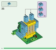LEGO 21282 instructions page 44 – build guide